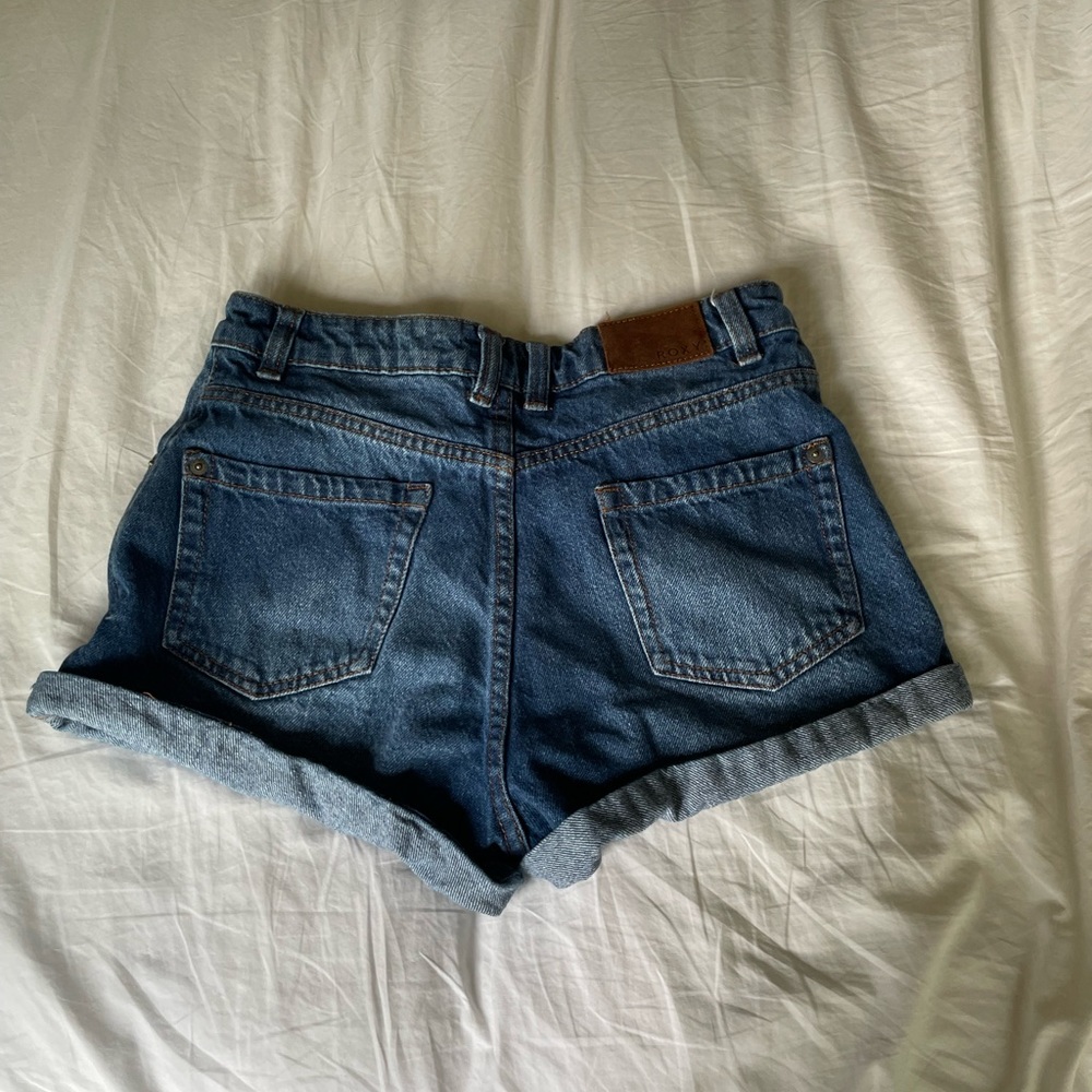 Cute Rolled Up Jean Shorts